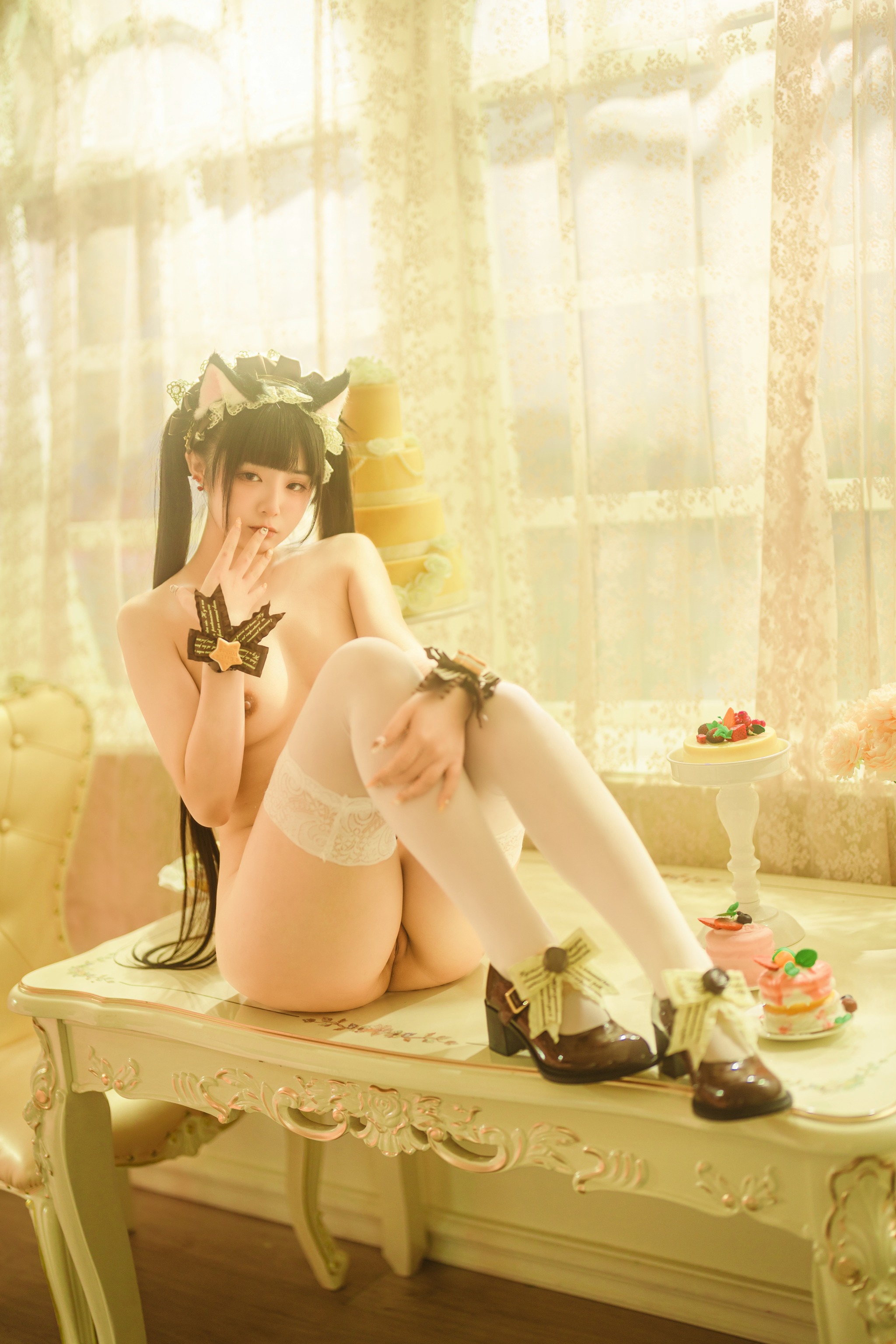 图片[1]-落落Raku – NO.045 自购 女♡體♡盛[57P]-XikXak